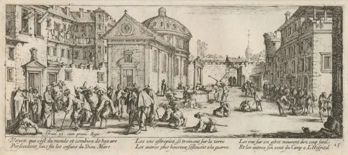 Framed Print : The Miseries and Misfortunes of War, folio 15: The Hospital, 1633 Framed Print : The Miseries and Misfortunes of War, folio 15: The Hospital, 1633
