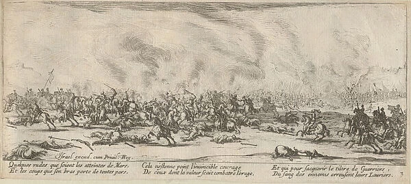 The Miseries and Misfortunes of War, folio 3: The Battle, 1633