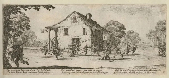 Framed Print : The Miseries and Misfortunes of War, folio 4: Scene of Pillage, 1633 Framed Print : The Miseries and Misfortunes of War, folio 4: Scene of Pillage, 1633