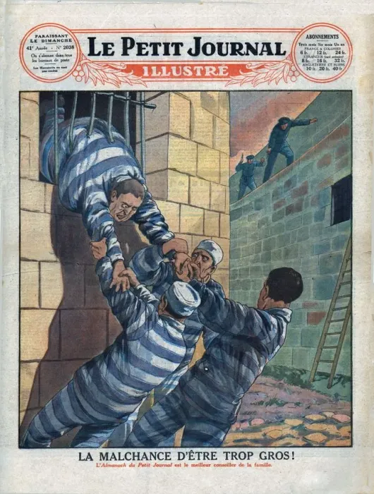 Framed Print : The misfortune of being too fat, 1931. Creator: Unknown Framed Print : The misfortune of being too fat, 1931. Creator: Unknown