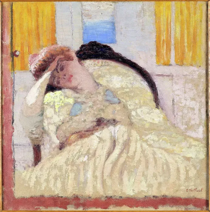 Framed Print : Misia assise dans une bergere, dit Nonchaloir, 1901 Framed Print : Misia assise dans une bergere, dit Nonchaloir, 1901