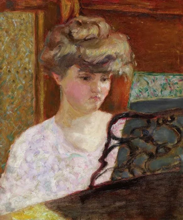 Framed Print : Misia au piano (Portrait de Misia Natanson), c1902. Creator: Bonnard, Pierre (1867-1947) Framed Print : Misia au piano (Portrait de Misia Natanson), c1902. Creator: Bonnard, Pierre (1867-1947)