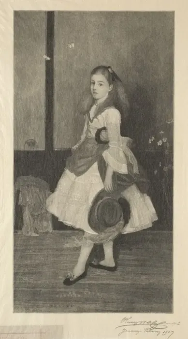 Framed Print : Miss Alexander, 1907. Creator: Henry Wolf (American, 1852-1916) Framed Print : Miss Alexander, 1907. Creator: Henry Wolf (American, 1852-1916)