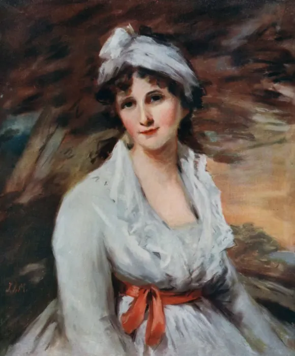 Framed Print : Miss Anna Elizabeth Clements, 19th century (1913). Artist: John James Masquerier Framed Print : Miss Anna Elizabeth Clements, 19th century (1913). Artist: John James Masquerier