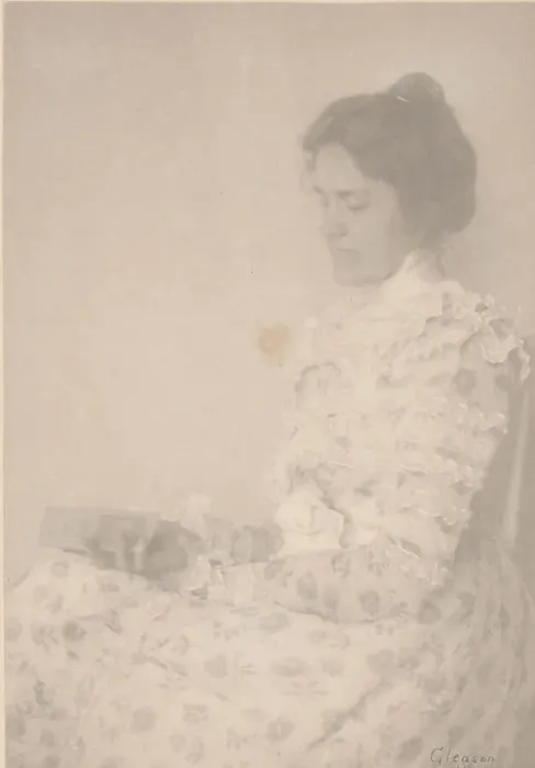 Framed Print : Miss Austin, 1900. Creator: Arthur Gleason Framed Print : Miss Austin, 1900. Creator: Arthur Gleason