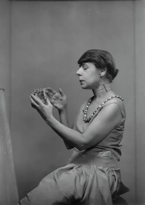 Framed Print : Miss Carrie Stettheimer, portrait photograph, 1932 Apr. 12. Creator: Arnold Genthe Framed Print : Miss Carrie Stettheimer, portrait photograph, 1932 Apr. 12. Creator: Arnold Genthe