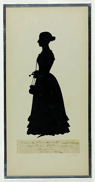 Miss Cecilia Clifton, December 18, 1840. Creator: Auguste Amant Constant Fidele Edouart