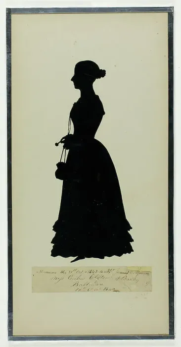 Framed Print : Miss Cecilia Clifton, December 18, 1840. Creator: Auguste Amant Constant Fidele Edouart Framed Print : Miss Cecilia Clifton, December 18, 1840. Creator: Auguste Amant Constant Fidele Edouart
