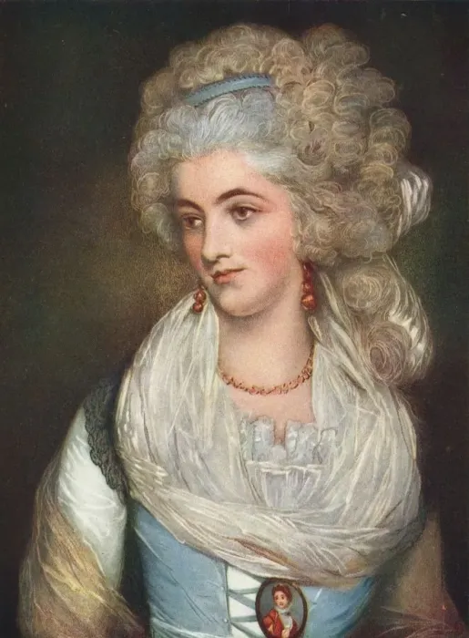 Framed Print : Miss Chaplin, c18th century (1911). Artists: Percy Henry Martindale, John Russell Framed Print : Miss Chaplin, c18th century (1911). Artists: Percy Henry Martindale, John Russell