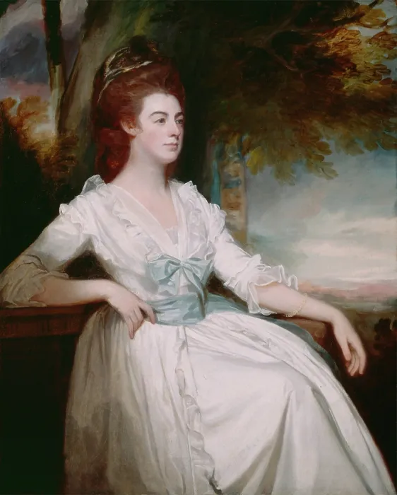 Framed Print : Miss Clavering, between 1780 and 1782. Creator: George Romney Framed Print : Miss Clavering, between 1780 and 1782. Creator: George Romney