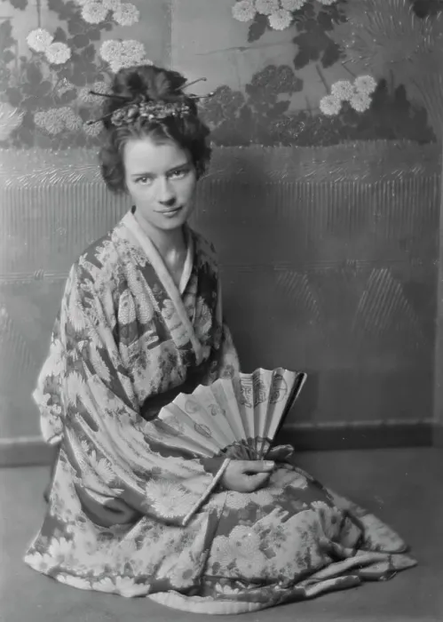 Framed Print : Miss Cook, portrait photograph, 1919 May 10. Creator: Arnold Genthe Framed Print : Miss Cook, portrait photograph, 1919 May 10. Creator: Arnold Genthe