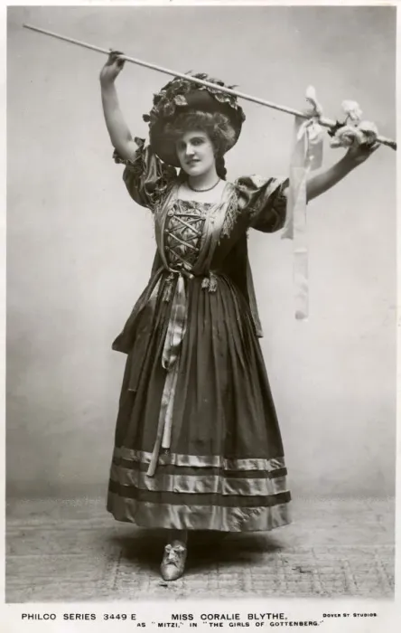 Framed Print : Miss Coralie Blythe as Mitzi, c1908. Artist: Philco Publishing Company Framed Print : Miss Coralie Blythe as Mitzi, c1908. Artist: Philco Publishing Company