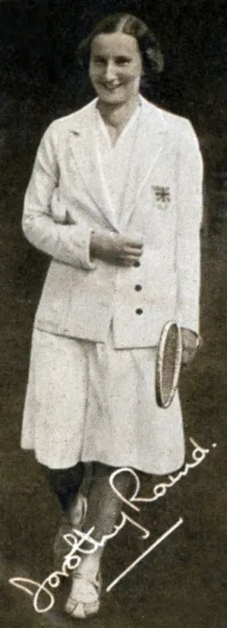 Framed Print : Miss Dorothy Round, Wimbledon Womens Champion, 1934 Framed Print : Miss Dorothy Round, Wimbledon Womens Champion, 1934