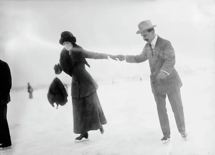 Framed Print : Miss Edith Howard Skating with Henri Martin, of Swiss Legation, 1912. Creator: Harris & Ewing. Miss Edith Howard Skating with Henri Martin, of Swiss Legation, 1912. Creator: Harris & Ewing Framed Print : Miss Edith Howard Skating with Henri Martin, of Swiss Legation, 1912. Creator: Harris & Ewing. Miss Edith Howard Skating with Henri Martin, of Swiss Legation, 1912. Creator: Harris & Ewing