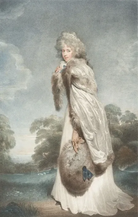 Framed Print : Miss Elizabeth Farren, Countess of Derby, 1792. 1792. Creator: Francesco Bartolozzi Framed Print : Miss Elizabeth Farren, Countess of Derby, 1792. 1792. Creator: Francesco Bartolozzi