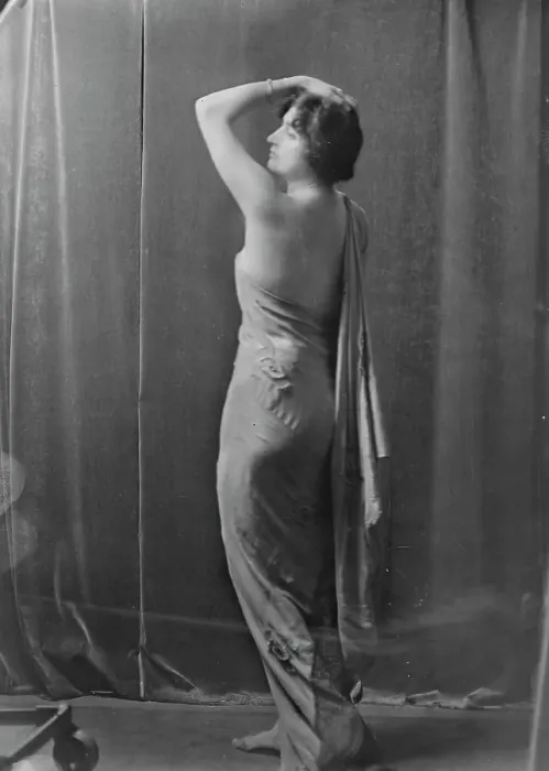 Framed Print : Miss Flore Revalles, portrait photograph, 1918 Sept. 26. Creator: Arnold Genthe Framed Print : Miss Flore Revalles, portrait photograph, 1918 Sept. 26. Creator: Arnold Genthe