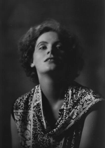Miss Greta Garbo, portrait photograph, 1925 July 27. Creator: Arnold Genthe