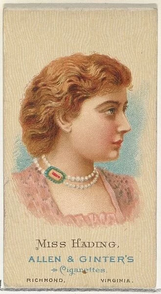 Miss Hading, from Worlds Beauties, Series 2 (N27) for Allen & Ginter Cigarettes