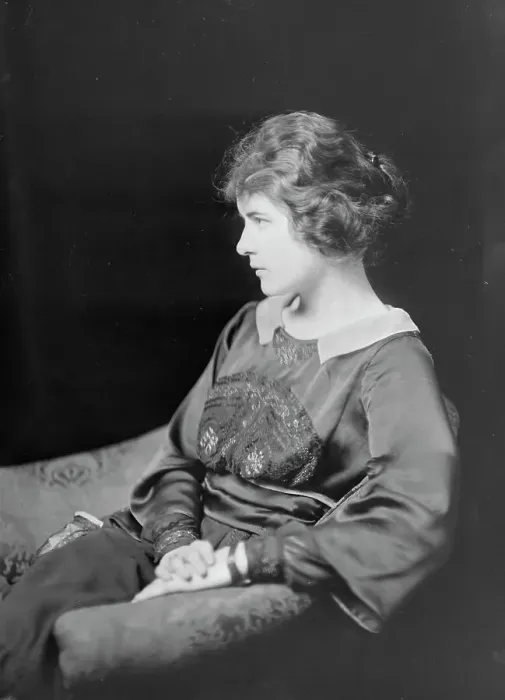 Framed Print : Miss Hasbrouck, portrait photograph, 1918 Nov. 23. Creator: Arnold Genthe Framed Print : Miss Hasbrouck, portrait photograph, 1918 Nov. 23. Creator: Arnold Genthe