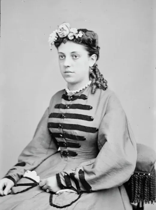 Framed Print : Miss Hendricks, between 1855 and 1865. Creator: Unknown Framed Print : Miss Hendricks, between 1855 and 1865. Creator: Unknown
