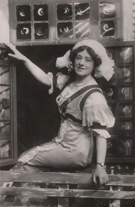 Framed Print : Miss Isabel Jay, (1879-1927), as Christine in Dear Little Denmark Framed Print : Miss Isabel Jay, (1879-1927), as Christine in Dear Little Denmark