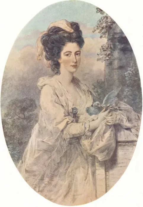 Framed Print : Miss Isabella Hunter, 1781, (1907). Artist: John Downman Framed Print : Miss Isabella Hunter, 1781, (1907). Artist: John Downman
