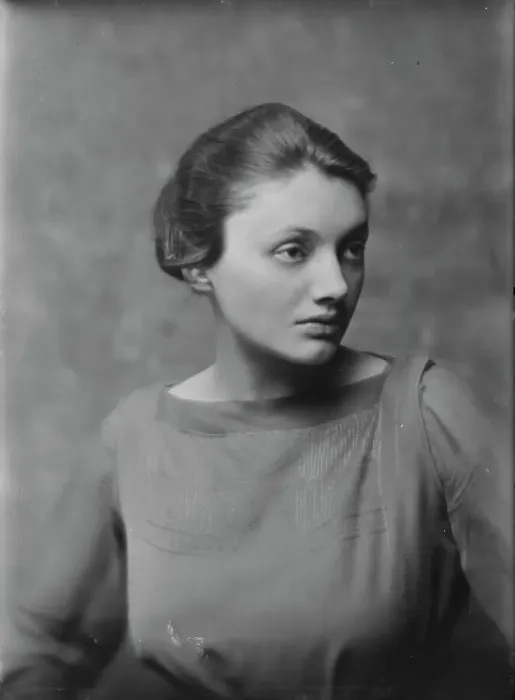Framed Print : Miss Katharine Cornell, with dog, portrait photograph, 1917 Nov. 20. Creator: Arnold Genthe Framed Print : Miss Katharine Cornell, with dog, portrait photograph, 1917 Nov. 20. Creator: Arnold Genthe