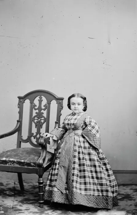 Framed Print : Miss Lavinia Warren, between 1855 and 1865. Creator: Unknown Framed Print : Miss Lavinia Warren, between 1855 and 1865. Creator: Unknown