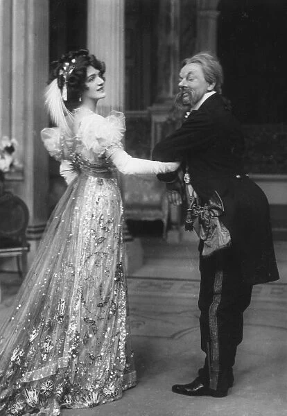 Miss Lily Elsie and Mr George Graves in The Merry Widow, 20th century