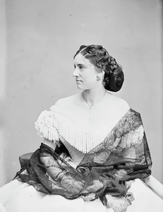 Framed Print : Miss Lucy Dean, between 1855 and 1865. Creator: Unknown Framed Print : Miss Lucy Dean, between 1855 and 1865. Creator: Unknown