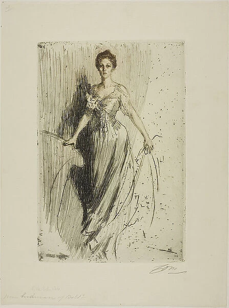 Miss Lurman, 1901. Creator: Anders Leonard Zorn