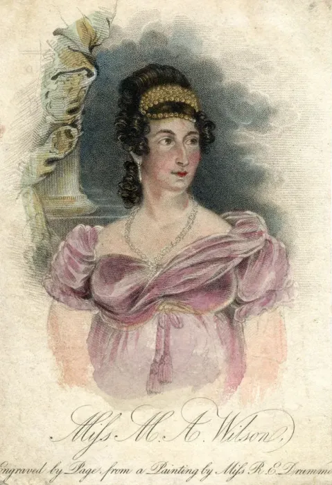 Framed Print : Miss M A Wilson, c1820-1850Artist: Rose Emma Drummond Framed Print : Miss M A Wilson, c1820-1850Artist: Rose Emma Drummond