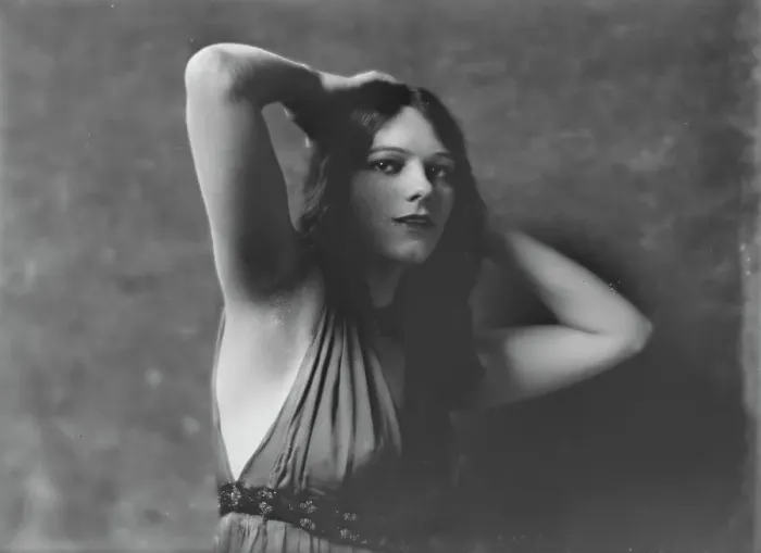 Framed Print : Miss Madrienne La Barre, portrait photograph, 1918 May 21. Creator: Arnold Genthe Framed Print : Miss Madrienne La Barre, portrait photograph, 1918 May 21. Creator: Arnold Genthe