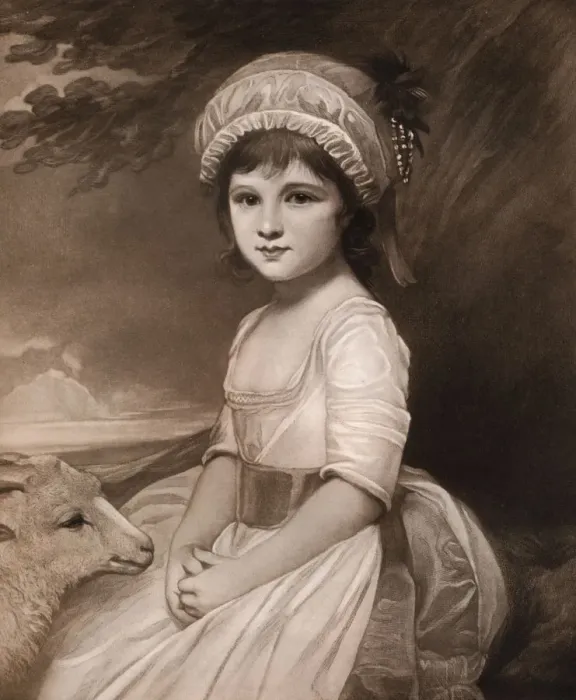 Framed Print : Miss Martindale, 18th century, (1913). Artist: Richard Josey Framed Print : Miss Martindale, 18th century, (1913). Artist: Richard Josey