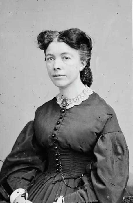 Framed Print : Miss Mary Booth, between 1855 and 1865. Creator: Unknown Framed Print : Miss Mary Booth, between 1855 and 1865. Creator: Unknown