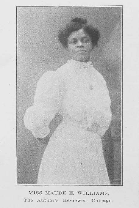 Framed Print : Miss Maude E. Williams; The author's reviewer, Chicago, 1907. Creator: Unknown Framed Print : Miss Maude E. Williams; The author's reviewer, Chicago, 1907. Creator: Unknown