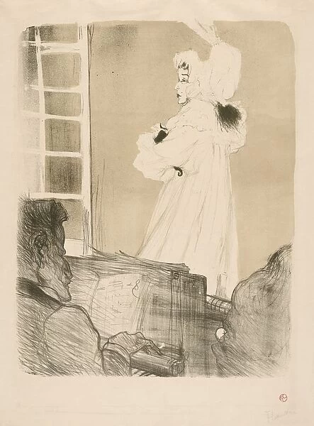 Miss May Belfort, 1895. Creator: Henri de Toulouse-Lautrec (French, 1864-1901)