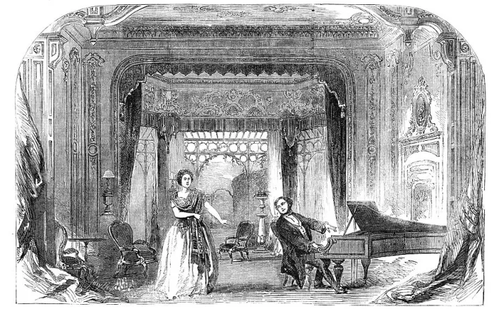 Framed Print : Miss P. Horton's Entertainment, at the Royal Gallery of Illustration, Regent-Street, 1856. Creator: Smyth Framed Print : Miss P. Horton's Entertainment, at the Royal Gallery of Illustration, Regent-Street, 1856. Creator: Smyth