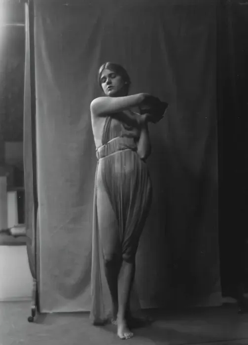 Framed Print : Miss Solveig Hornbeck, 1917 or 1918. Creator: Arnold Genthe Framed Print : Miss Solveig Hornbeck, 1917 or 1918. Creator: Arnold Genthe