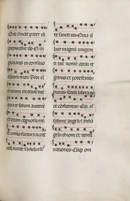 Framed Print : Missale: Fol. 112: contains some music as part of Palm Sunday liturgy, 1469. Creator Framed Print : Missale: Fol. 112: contains some music as part of Palm Sunday liturgy, 1469. Creator