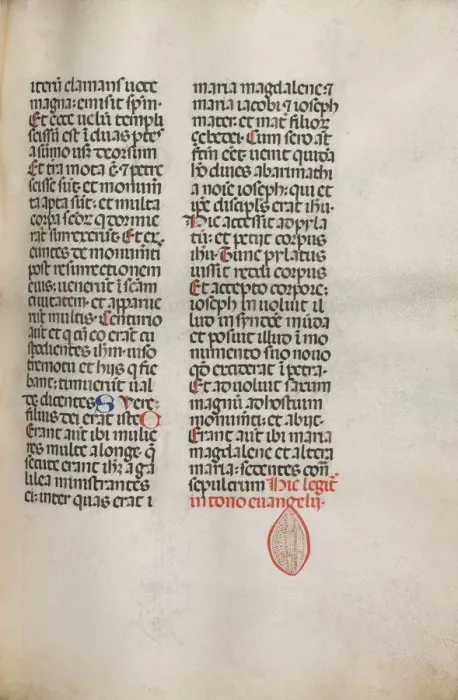 Framed Print : Missale: Fol. 122: contains music for Hely Hely Lama etc. within St. Mattion Passion Framed Print : Missale: Fol. 122: contains music for Hely Hely Lama etc. within St. Mattion Passion