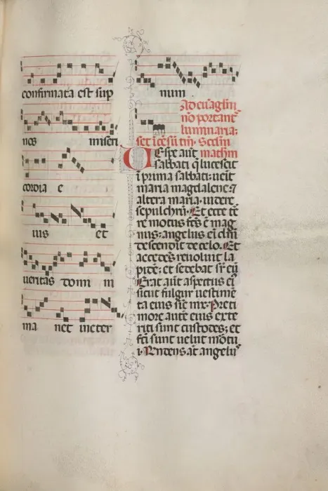 Framed Print : Missale: Fol. 172: Music for Alleluia etc. at beginning of Easter, 1469 Framed Print : Missale: Fol. 172: Music for Alleluia etc. at beginning of Easter, 1469