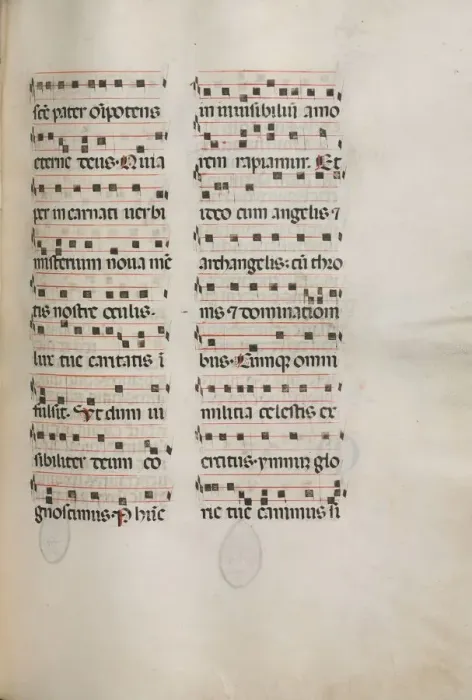 Framed Print : Missale: Fol. 177: Music for various ordinary prayers, 1469. Creator: Bartolommeo Caporali Framed Print : Missale: Fol. 177: Music for various ordinary prayers, 1469. Creator: Bartolommeo Caporali