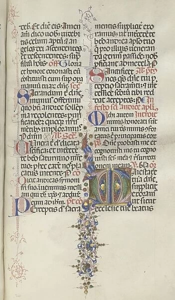 Missale: Fol. 260: Foliage with Fruit, 1469. Creator: Bartolommeo Caporali (Italian, c