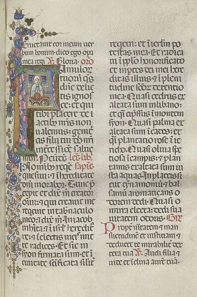 Missale: Fol. 306: Assumption of the Virgin, 1469. Creator: Bartolommeo Caporali (Italian, c