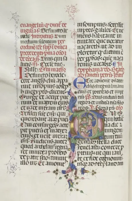 Framed Print : Missale: Fol. 30v: Adoration of the Magi, 1469. Creator: Bartolommeo Caporali (Italian, c