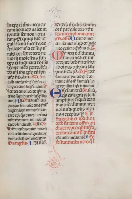 Framed Print : Missale: Fol. 319: St. Francis & Full Mass of St Framed Print : Missale: Fol. 319: St. Francis & Full Mass of St