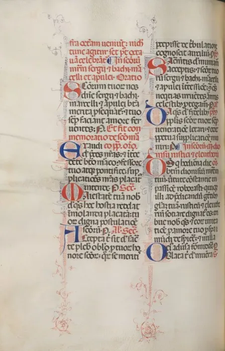 Framed Print : Missale: Fol. 319v: St. Francis & Full Mass of St Framed Print : Missale: Fol. 319v: St. Francis & Full Mass of St