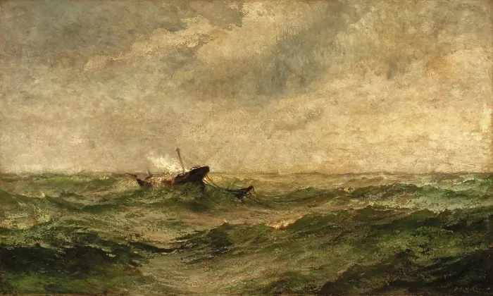 Framed Print : The Missing Vessel, 1884. Creator: F. K. M. Rehn Framed Print : The Missing Vessel, 1884. Creator: F. K. M. Rehn