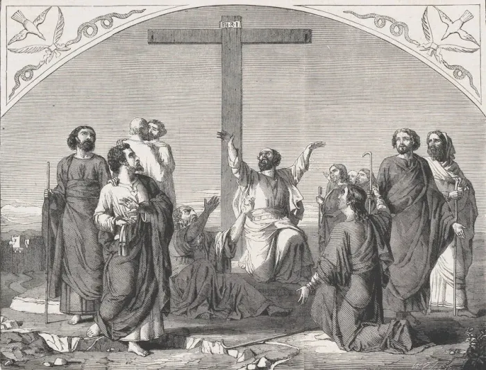 Framed Print : The Mission of the Apostles, from Illustrated London News, October 30, 1865 Framed Print : The Mission of the Apostles, from Illustrated London News, October 30, 1865